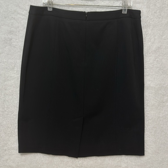 Talbots Black Pencil Skirt Size 14 - Picture 2 of 7